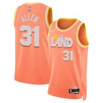Cleveland Cavaliers Trikot Jarrett Allen Nike 2025-26 City Edition Orange Swingman - Herren